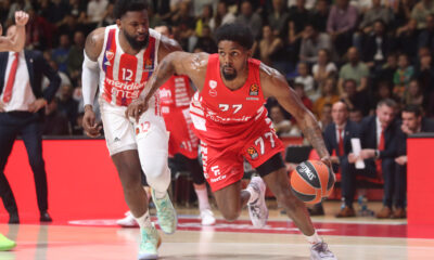 SHAQUIELLE MCKISSIC Sakil Mekkisik kosarkas Olimpijakosa Pirej na utakmici Evrolige protiv Crvene zvezde u hali Aleksandar Nikolic Pionir, Beograd 06.04.2023. godine Foto: Marko Metlas Kosarka, Crvena zvezda, Evroliga, Olimpijakos Pirej