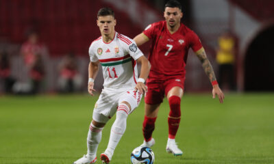 MILOS KERKEZ fudbaler reprezentacije Madjarske na utakmici kvalifikacija za UEFA Evropsko prvenstvo 2024 godine protiv Srbije na stadionu Rajka Mitica, Beograd 07.09.2023. godine Foto: Marko Metlas Fudbal, Reprezentacija, Srbija, Madjarska, UEFA Evropsko prvenstvo, EURO 2024