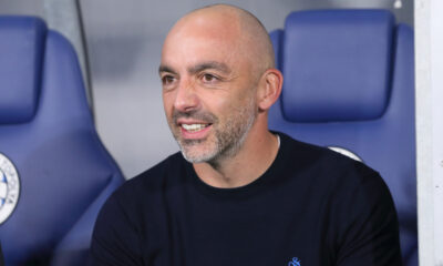 ZARKO LAZETIC trener fudbalera TSC Backa Topola na utakmici UEFA Lige Evropa protiv Olimpijakosa Pirej na stadionu TSC arena, Backa Topola 05.10.2023. godine Foto: Marko Metlas Fudbal, TSC Backa Topola, UEFA Liga Evropa, Olimpijakos Pirej