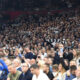 GROBARI, navijaci kosarkasa Partizana, na utakmici Evrolige protiv Barselone, u Beogradskoj Stark Areni. Beograd, 17.10.2023. foto: Nebojsa Parausic / MN Press Kosarka, Euroleague, Partizan, Barselona