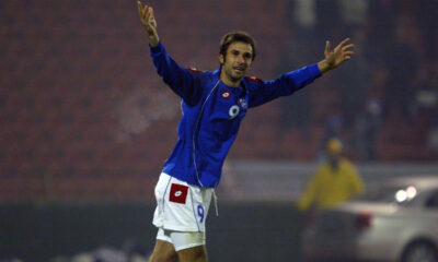 Mirko Vucinic fudbaler mlade U21 reprezentacije Srbije i Crne Gore na utakmici kvalifikacija za Evropsko prvenstvo protiv Hrvatske na stadionu Crvene zvezde 12.11.2005. godine Foto: Marko Metlas