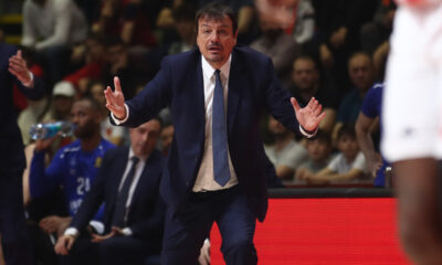 ERGIN ATAMAN trener kosarkasa Efesa na utakmici Evrolige protiv Crvene Zvezde u hali Aleksandar Nikolic, Beograd 08.03.2023. Foto: Ivica Veselinov / MN PRESS KOSARKA, BASKETBALL, EVROLIGA, EUROLEAGUE, CRVENA ZVEZDA, ANADOLU EFES ISTANBUL