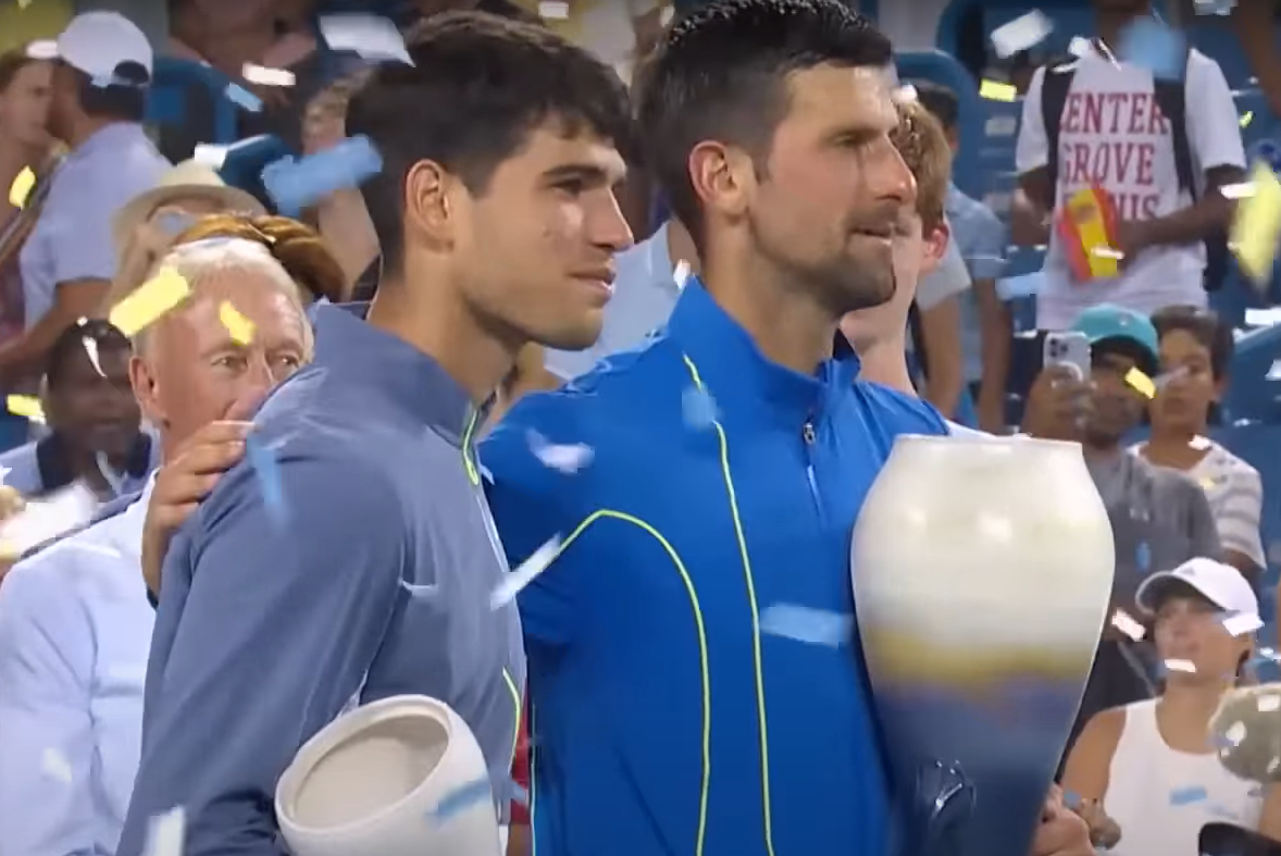 Karlos Alkaraz i Novak Đoković