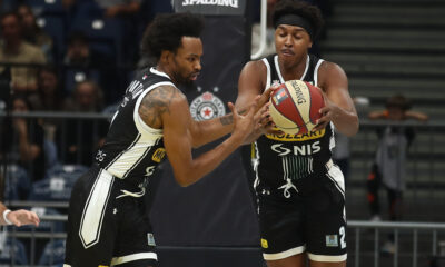 kosarkas Partizana na utakmici ABA lige protiv Cibone u hali Beogradska Stark Arena, Beograd 12.10.2023. godine Foto: Ivica Veselinov / MN PRESS KOSARKA, BASKETBALL, ABA LIGA, ABA LEAGUE, PARTIZAN, CIBONA