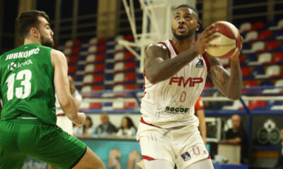 kosarkas FMP Zeleznika na utakmici ABA lige protiv Krke u hali FMP Arena, Beograd 02.10.2023. godine Foto: Ivica Veselinov / MN PRESS KOSARKA, BASKETBALL, ABA LIGA, ABA LEAGUE, FMP ZELEZNIK, KRKA NOVO MESTO