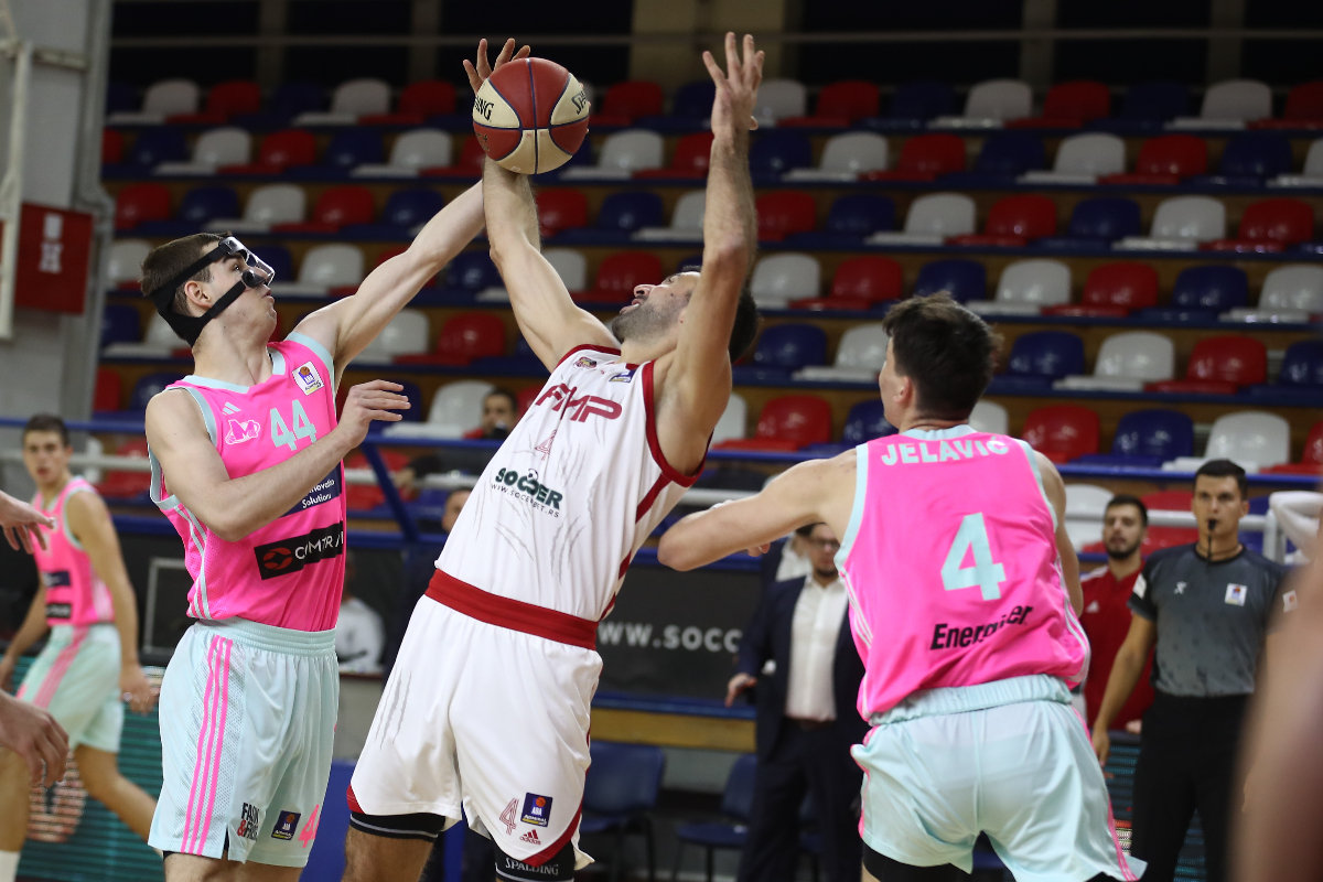 kosarkas FMP Zeleznika na utakmici ABA lige protiv Mege u hali FMP Arena, Beograd 16.10.2023. godine Foto: Ivica Veselinov / MN PRESS KOSARKA, BASKETBALL, ABA LIGA, ABA LEAGUE, FMP ZELEZNIK, MEGA