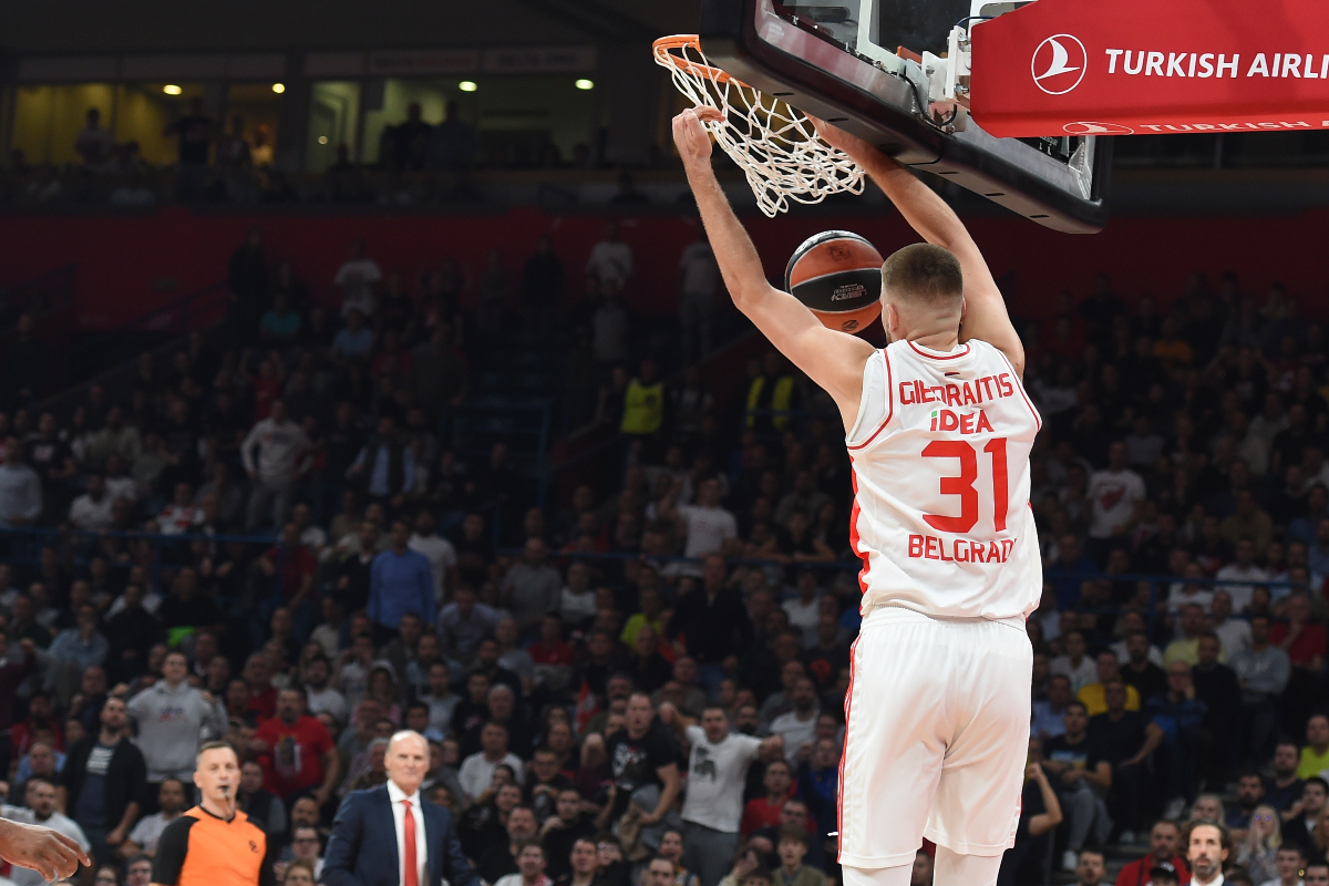 , kosarkas Crvene zvezde, na utakmici Evrolige protiv Monaka, u Beogradskoj Stark Areni. Beograd, 18.10.2023. foto: Nebojsa Parausic / MN Press Kosarka, Euroleague, Crvena zvezda, Monako
