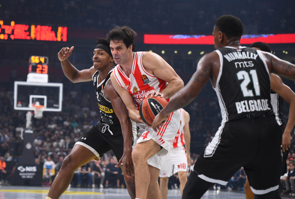 PARTIZAN vs CRVENA ZVEZDA Beograd, 26.10.2023. foto: MN Prewss / ds Kosarka, Euroleague