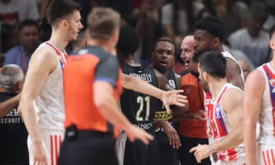 KEVIN PUNTER Kevin Panter kosarkas Partizana tuca na utakmici finala Jadranske ABA lige protiv Crvene zvezde u hali Aleksandar Nikolic Pionir, Beograd 18.06.2023. godine Foto: Marko Metlas Kosarka, Partizan, Jadranska ABA liga, Crvena zvezda