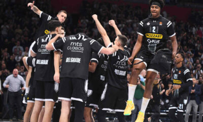 kosarkas Partizana na utakmici Evrolige protiv Crvene zvezde u hali Stark Beogradska arena, Beograd 26.10.2023. godine Foto: MN PRESS Kosarka, Partizan, Evroliga, Crvena zvezda