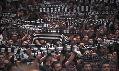 kosarkas Partizana na utakmici Evrolige protiv Crvene zvezde u hali Stark Beogradska arena, Beograd 26.10.2023. godine Foto: MN PRESS Kosarka, Partizan, Evroliga, Crvena zvezda