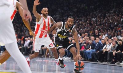 kosarkas Partizana na utakmici Evrolige protiv Crvene zvezde u hali Stark Beogradska arena, Beograd 26.10.2023. godine Foto: MN PRESS Kosarka, Partizan, Evroliga, Crvena zvezda