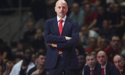 SASA OBRADOVIC trener kosarkasa Monaka na utakmici Evrolige protiv Crvene Zvezde u hali Aleksandar Nikolic, Beograd 12.01.2023. Foto: Ivica Veselinov / MN PRESS KOSARKA, BASKETBALL, EVROLIGA, EUROLEAGUE, CRVENA ZVEZDA, MONACO, MONAKO
