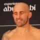 aleksander volkanovski na merenju - imao je 12 kg viška