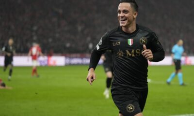Đakomo Raspadori slavi gol protiv Uniona