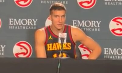 Bogdan Bogdanović daje izjavu na Medija day-u