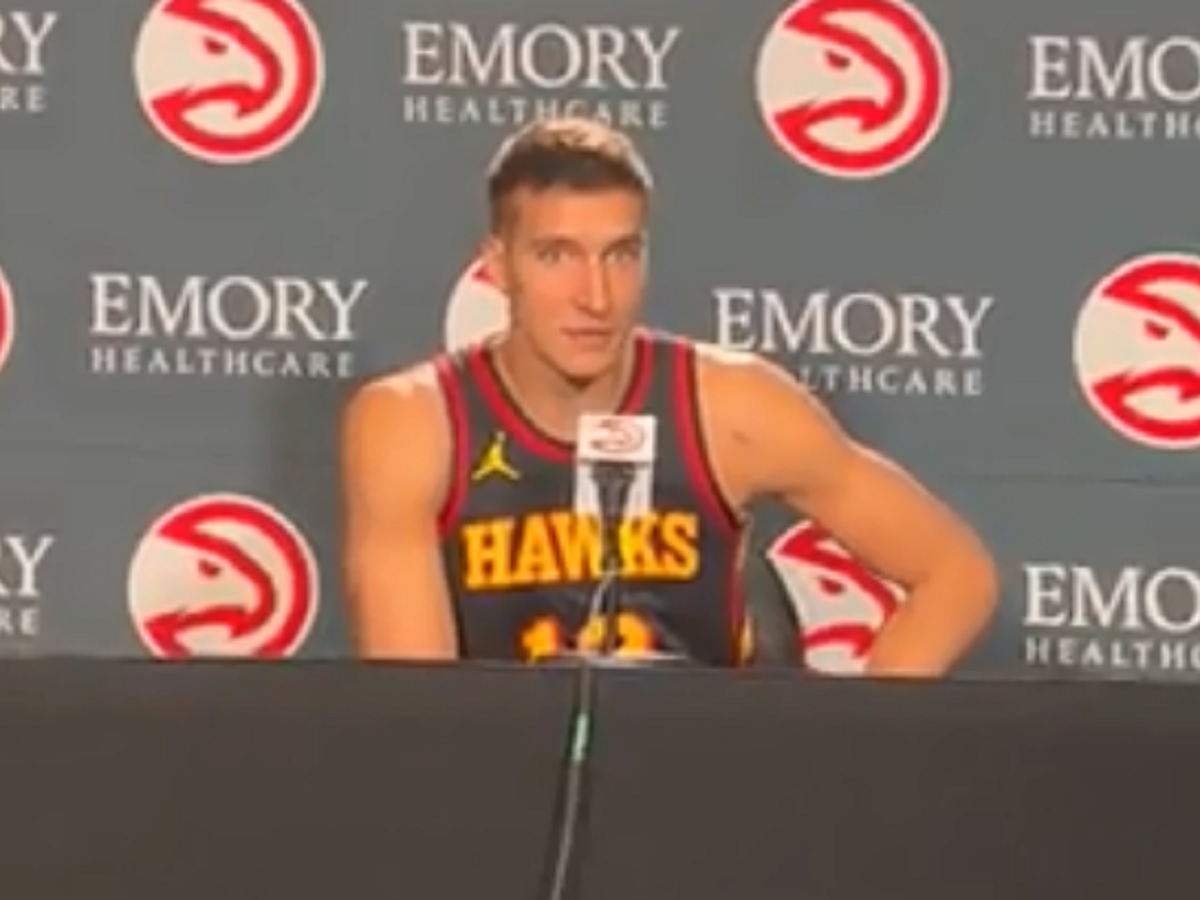 Bogdan Bogdanović daje izjavu na Medija day-u