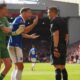 Džordan Pikford, Džejms Tarkovski i Kreg Poson na Enfildu - derbi Mersisajda