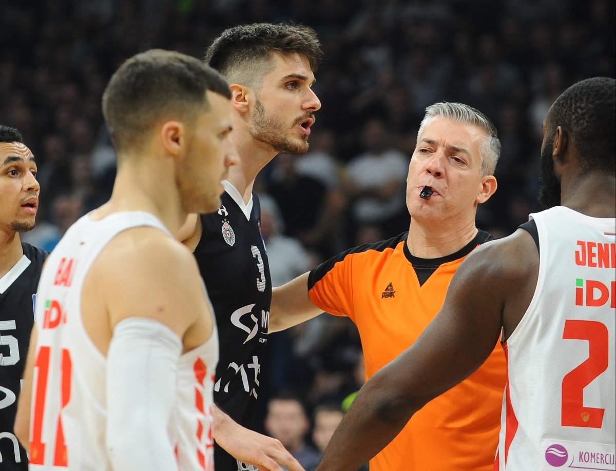 Matej Boltauzer, sudija, košarkaški derbi u ABA ligi, KK Partizan - KK Crvena zvezda