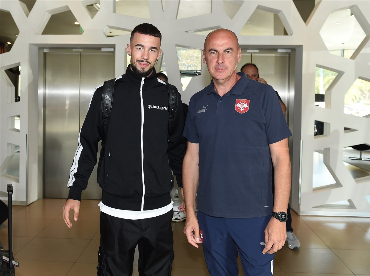 Mihailo Stevanović i Dušan Đorđević, mlada fudbalska reprezentacija Srbije
