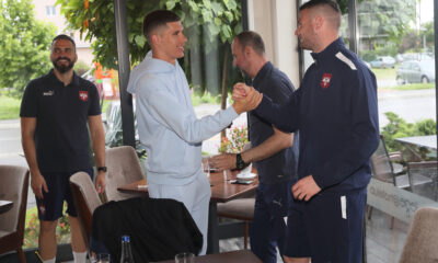 Petar Ratkov na okupljanju fudbalske reprezentacije