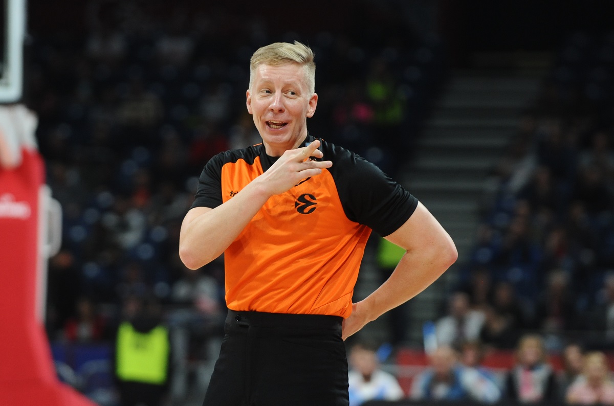 Evroliga odlučila, Rain Perandi je jedan od sudija meča Partizan - Crvena zvezda