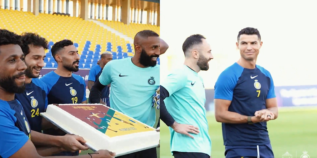Proslava 40 golova u sezoni Kristijana Ronalda