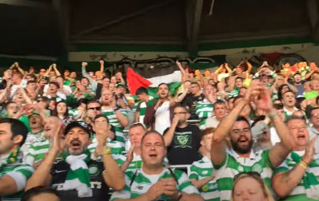 UEFA Seltik zastave Palestine