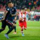 Žerom Boateng i Mateo Garsija, duel tokom meča Zvezde i Bajerna