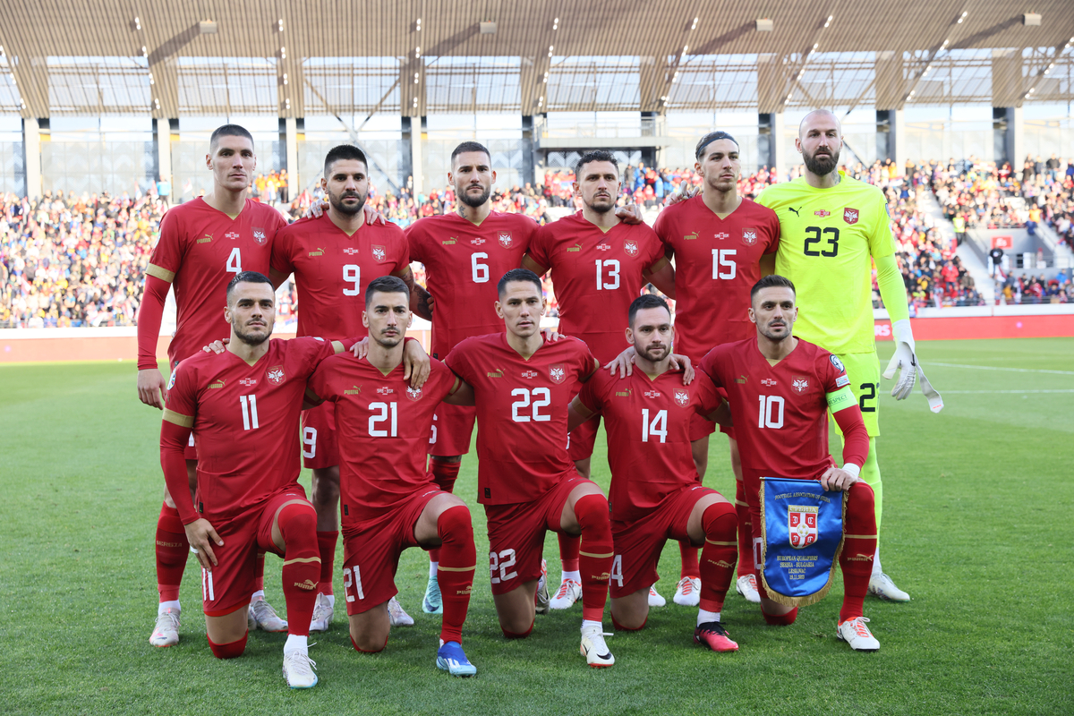SERBIA vs BULGARIA Leskovac, 19.11.2023. foto: Marko Metlas Fudbal, Srbija, Bugarska