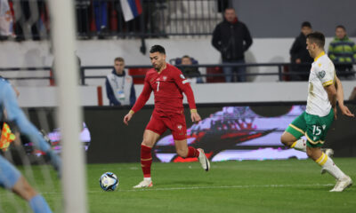 SERBIA vs BULGARIA Leskovac, 19.11.2023. foto: Marko Metlas Fudbal, Srbija, Bugarska