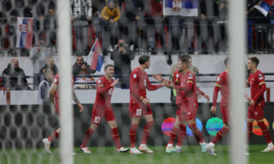 SERBIA vs BULGARIA Leskovac, 19.11.2023. foto: Marko Metlas Fudbal, Srbija, Bugarska