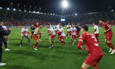 SERBIA vs BULGARIA Leskovac, 19.11.2023. foto: Marko Metlas Fudbal, Srbija, Bugarska