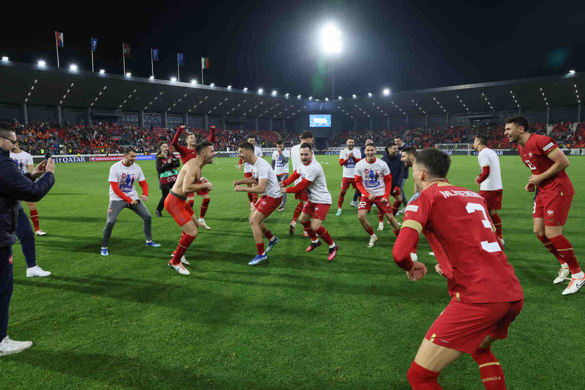 SERBIA vs BULGARIA Leskovac, 19.11.2023. foto: Marko Metlas Fudbal, Srbija, Bugarska