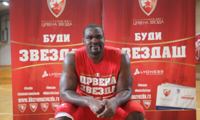 SOFOKLIS SCHORTSANITIS Sofoklis Skorcanitis novi kosarkas Crvene zvezde predstavljanje u hali Basketlend, Beograd 25.08.2015. godine Foto: Marko Metlas Kosarka, Crvena zvezda