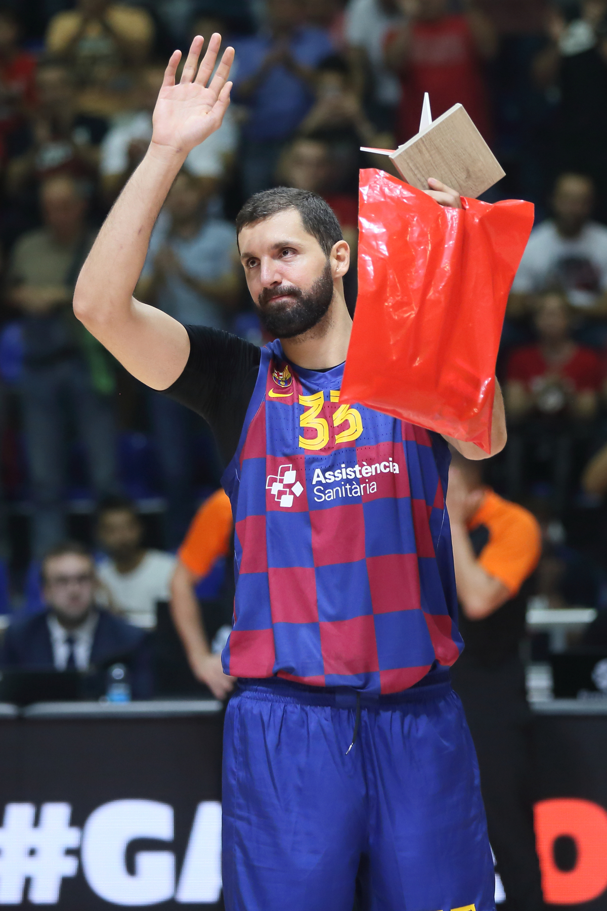 NIKOLA MIROTIC kosarkas Barselone na utakmici Evrolige protiv Crvene zvezde u hali Aleksandar Nikolic Pionir, Beograd 24.10.2019. godine Foto: Marko Metlas Kosarka, Crvena zvezda, Evroliga, Barselona