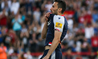 MILAN GAJIC, fudbaler Crvene zvezde, na prvenstvenoj utakmici protiv Napretka, na stadionu Mladosti. Krusevac, 15.05.2022. foto: MN Press / dt Fudbal, Crvena zvezda, Napredak
