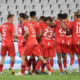 Fudbaleri Tventea slave gol protiv Čukaričkog na stadionu Partizana