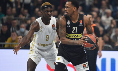 JAMES NUNNALLY Dzejms Naneli, kosarkas Partizana, na utakmici Evrolige protiv Bajerna, u Beogradskoj Starka areni. Beograd, 29.12.2022. foto: Nebojsa Parausic Kosarka, Euroleague, Partizan, Bajern