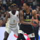 JAMES NUNNALLY Dzejms Naneli, kosarkas Partizana, na utakmici Evrolige protiv Bajerna, u Beogradskoj Starka areni. Beograd, 29.12.2022. foto: Nebojsa Parausic Kosarka, Euroleague, Partizan, Bajern