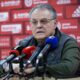 NEBOJSA COVIC, predsednik kosarkasa Crvene zvezde na press konferenciji u hali Aleksandar Nikolic. Beograd, 14.02.2023. foto: MN Press / djk Kosarka, Crvena zvezda