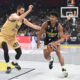 ZACHARY ZACH VINCENT LeDAY Zek Ledej, kosarkas Partizana, na utakmici Evrolige protiv Barselone, i NIKOLA MIROTIC, u Beogradskoj Stark areni. Beograd, 28.03.2023. foto: Nebojsa Parausic Kosarka, Euroleague, Partizan, Barselona