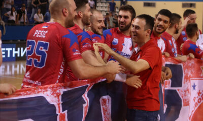 BORIS ROJEVIC trener rukometasa Vojvodine na utakmici ARKUS Lige protiv Partizana u SC Vozdovac na Banjici, Beograd 24.05.2023. godine Foto: Ivica Veselinov / MN PRESS RUKOMET, HANDBALL, ARKUS LIGA, PRVENSTVO SRBIJE, NATIONAL CHAMPIONSHIP, PARTIZAN, VOJVODINA