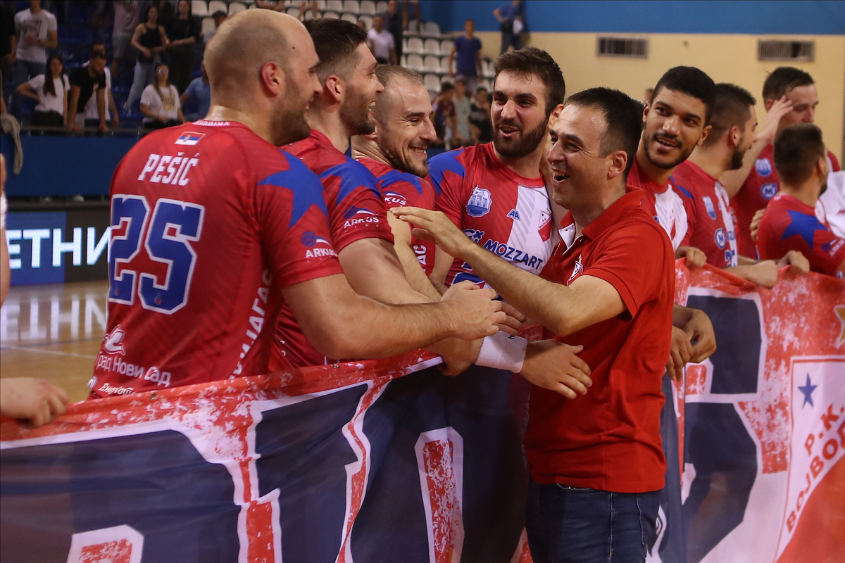 BORIS ROJEVIC trener rukometasa Vojvodine na utakmici ARKUS Lige protiv Partizana u SC Vozdovac na Banjici, Beograd 24.05.2023. godine Foto: Ivica Veselinov / MN PRESS RUKOMET, HANDBALL, ARKUS LIGA, PRVENSTVO SRBIJE, NATIONAL CHAMPIONSHIP, PARTIZAN, VOJVODINA