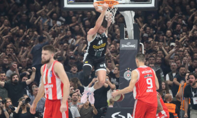 FRANK KAMINSKY Frenk Kaminski kosarkas Partizana na utakmici Jadranske ABA lige protiv Crvene zvezde u hali Stark Beogradska arena, Beograd 30.10.2023. godine Foto: Marko Metlas Kosarka, Partizan, Jadranska ABA liga, Crvena zvezda