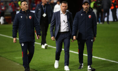 Barak Bahar trener Crvene Zvezde na utakmici UEFA Lige Sampiona protiv Lajpciga na stadionu Rajko Mitic, Beograd 07.11.2023. godine Foto: Ivica Veselinov / MN PRESS FUDBAL, FOOTBALL, UEFA CHAMPIONS LEAGUE, LIGA SAMPIONA, CRVENA ZVEZDA, RED STAR, RB LEIPZIG, RED BUL LAJPCIG