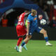 fudbaler Crvene Zvezde na utakmici UEFA Lige Sampiona protiv Lajpciga na stadionu Rajko Mitic, Beograd 07.11.2023. godine Foto: Ivica Veselinov / MN PRESS FUDBAL, FOOTBALL, UEFA CHAMPIONS LEAGUE, LIGA SAMPIONA, CRVENA ZVEZDA, RED STAR, RB LEIPZIG, RED BUL LAJPCIG