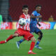 fudbaler Crvene Zvezde na utakmici UEFA Lige Sampiona protiv Lajpciga na stadionu Rajko Mitic, Beograd 07.11.2023. godine Foto: Ivica Veselinov / MN PRESS FUDBAL, FOOTBALL, UEFA CHAMPIONS LEAGUE, LIGA SAMPIONA, CRVENA ZVEZDA, RED STAR, RB LEIPZIG, RED BUL LAJPCIG