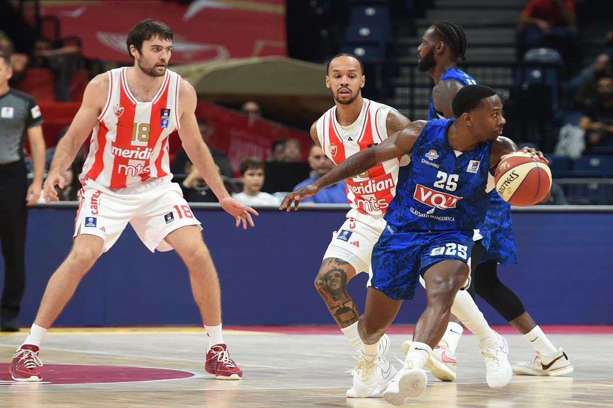 CRVENA ZVEZDA vs BUDUCNOST Beograd, 05.11.2023. foto: Nebojsa Parausic Kosarka, ABA Liga, Crvena zvezda, Buducnost