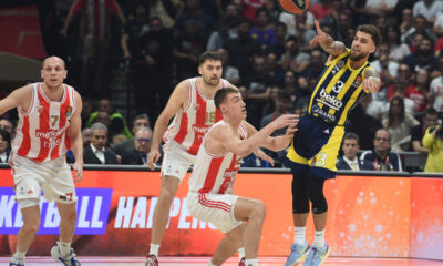 , kosarkas Crvene zvezde, na utakmici Evrolige protiv Fenerbahcea, u Beogradskoj Stark areni. Beograd, 14.11.2023. Foto: Nebojsa Parausic / MN Press Kosarka, Euroleague, Crvena zvezda, Fenerbahce